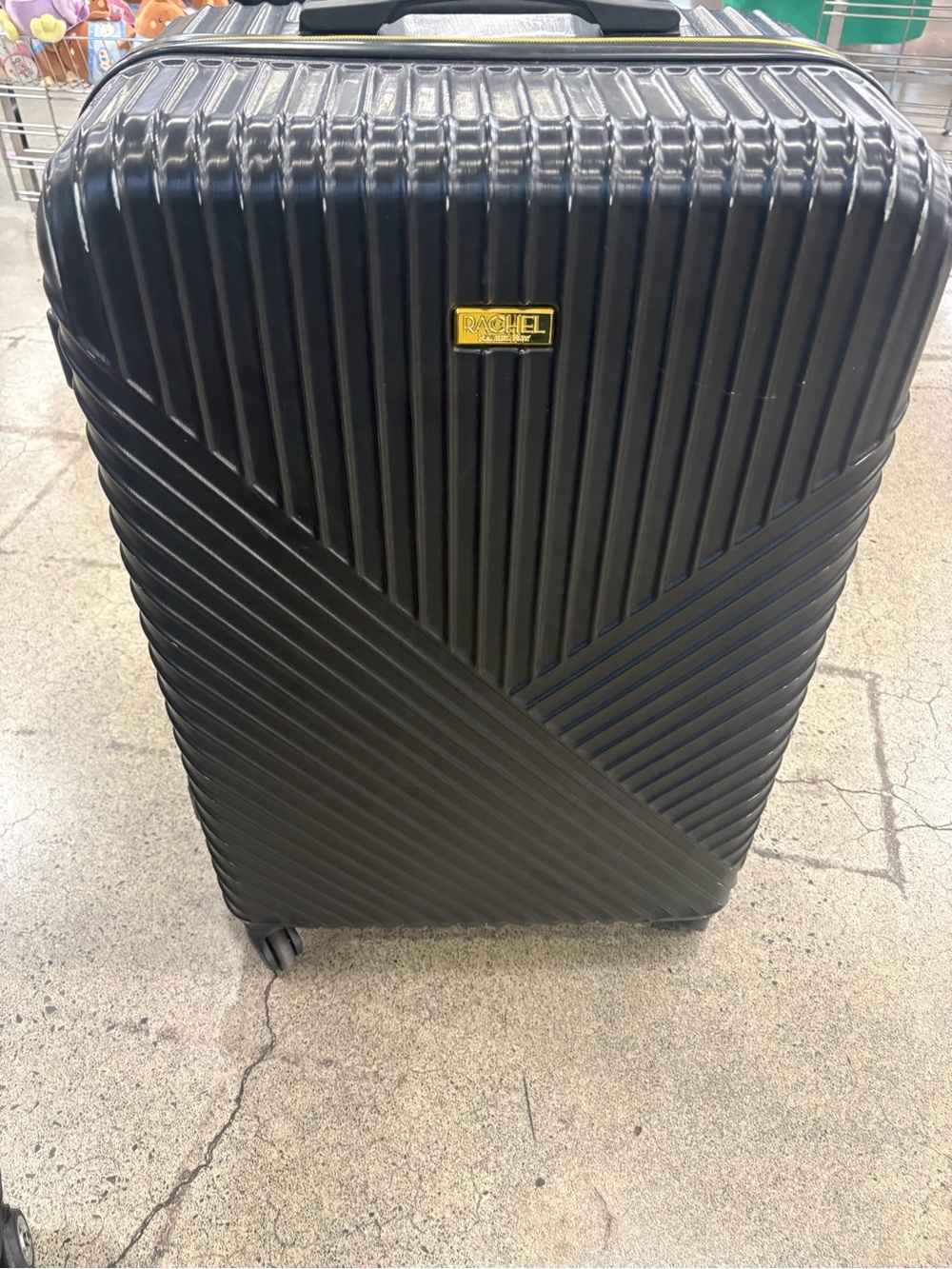 Rachael Black Hard-Shell Spinner Luggage
